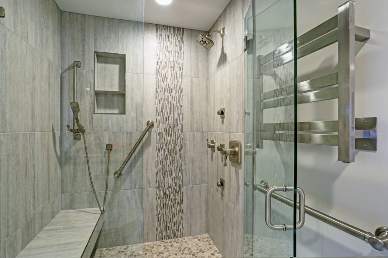 Minimalist Shower with Rain Head
