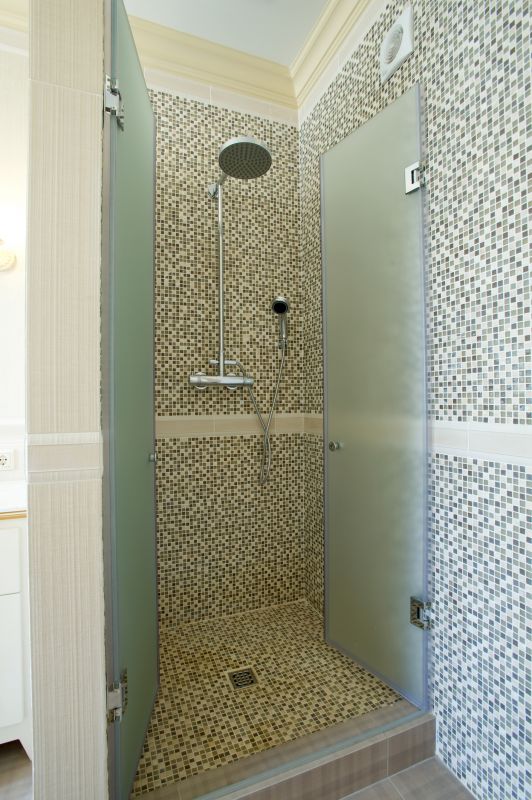 Modern Tiled Shower with Niche