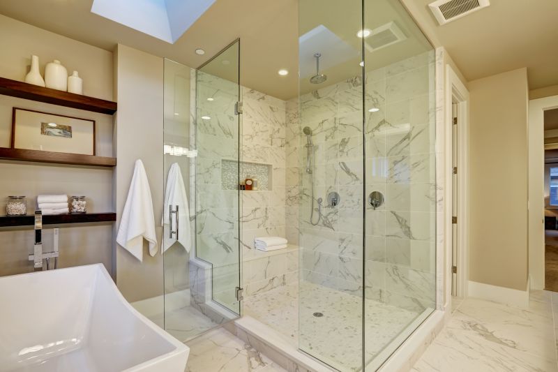 Luxury Shower with Built-in Seating
