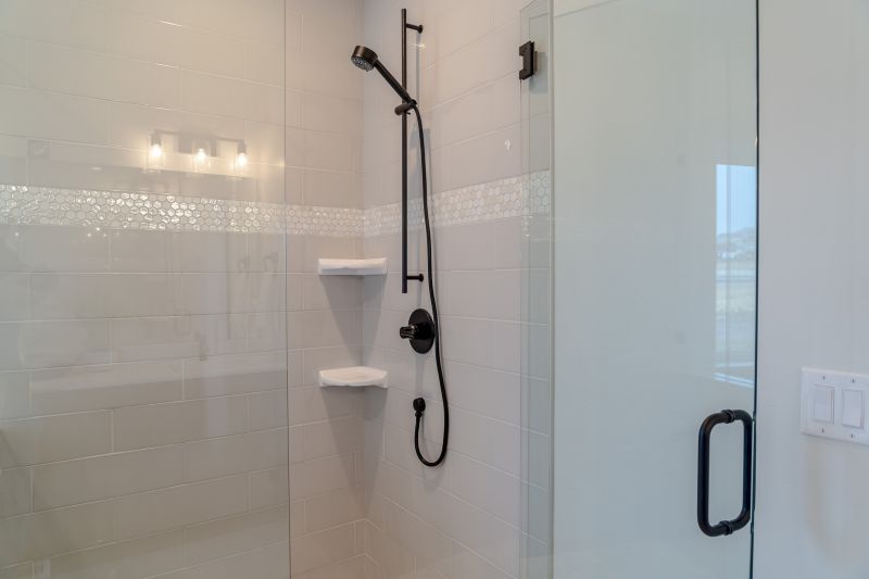 Sleek Shower Design with Niche
